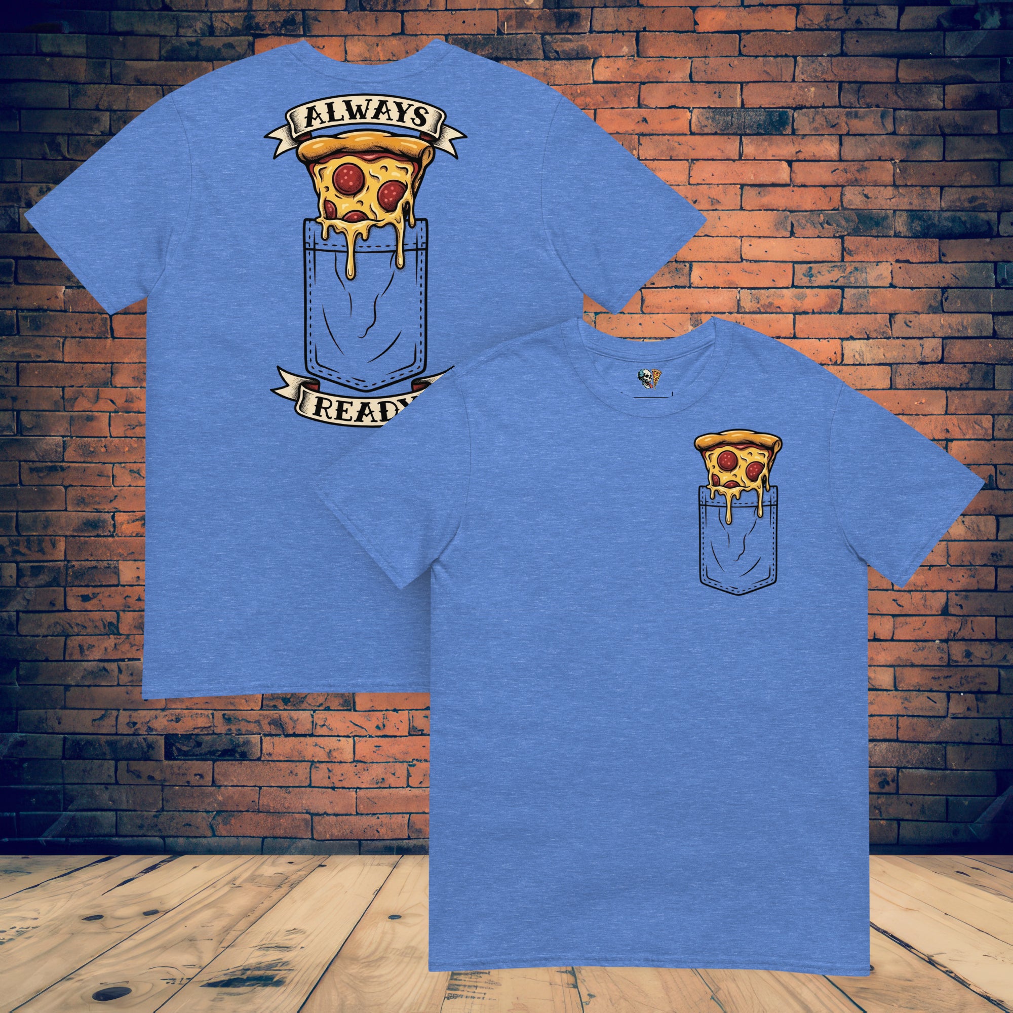 Pizza Pocket Softstyle Back Print Tee