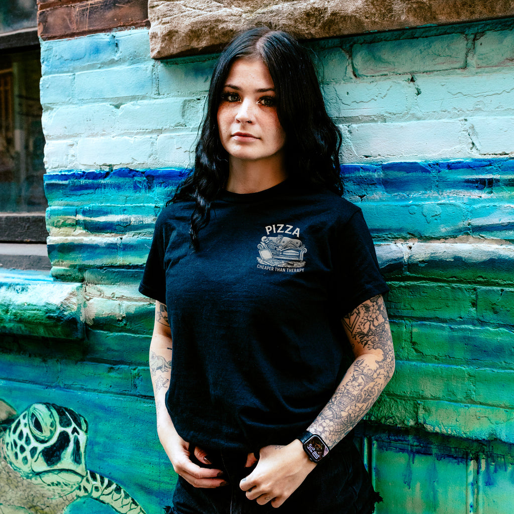 Cheaper Than Therapy Back Print Tee