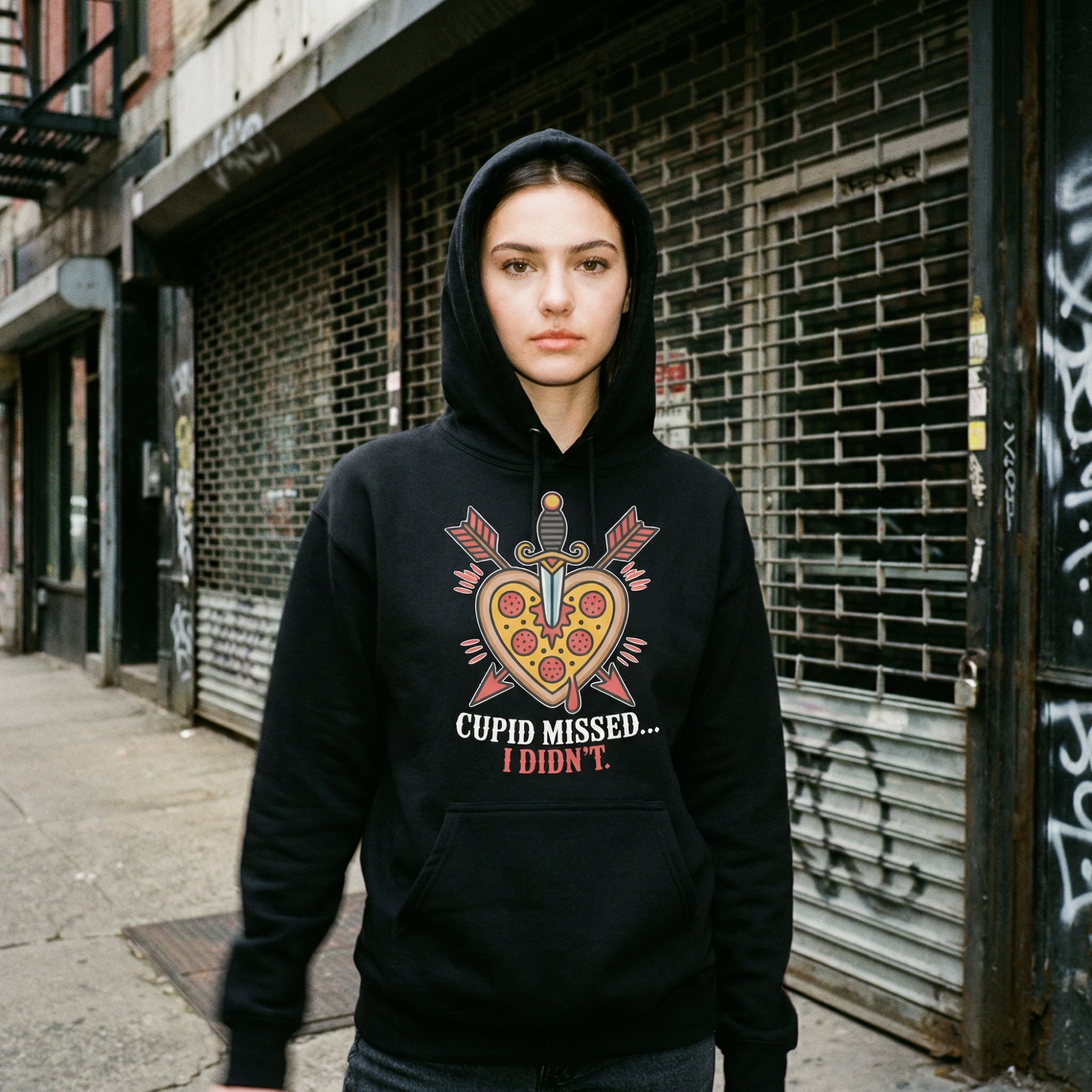 Cupid Missed Pullover Hoodie