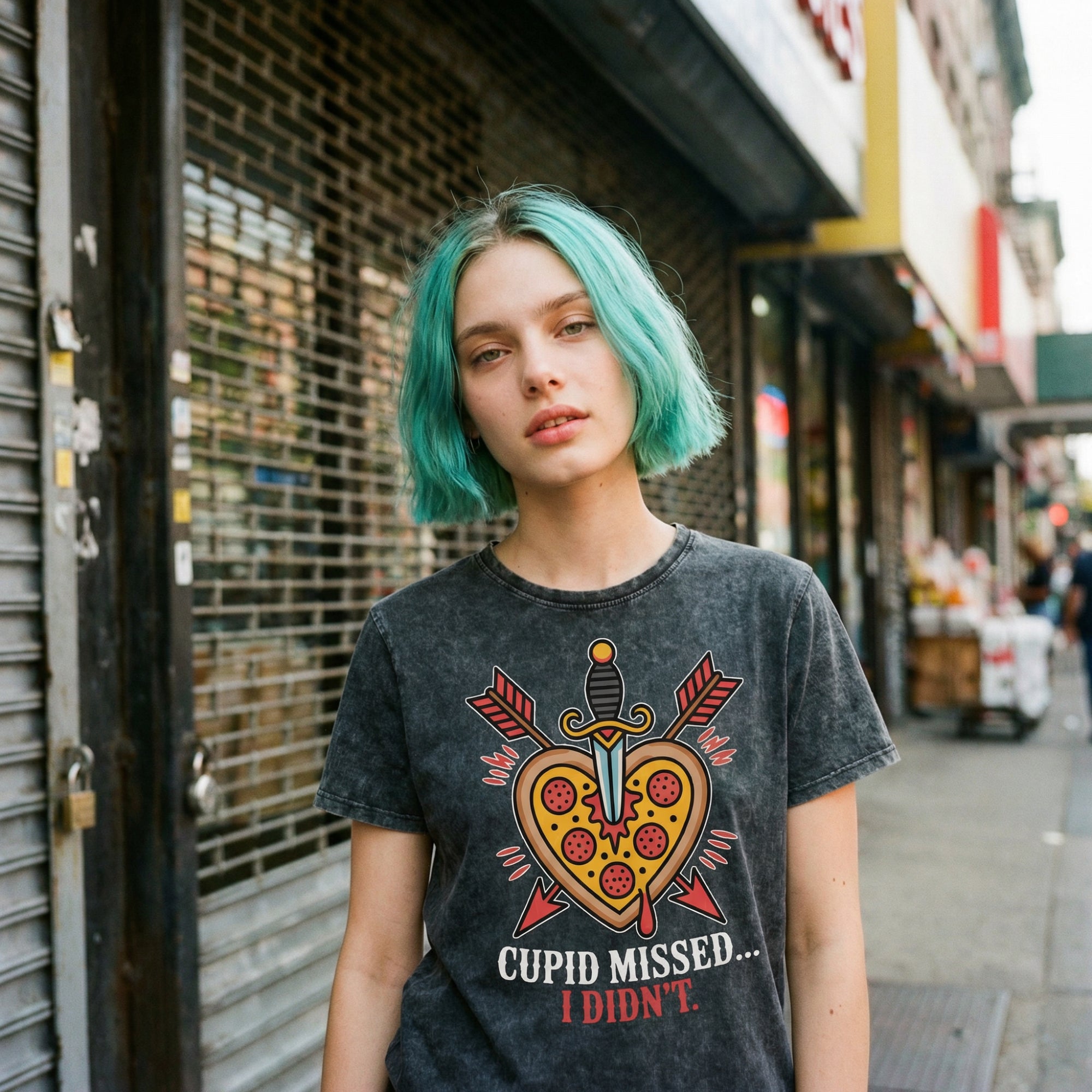 Cupid Missed Vintage Wash Tee