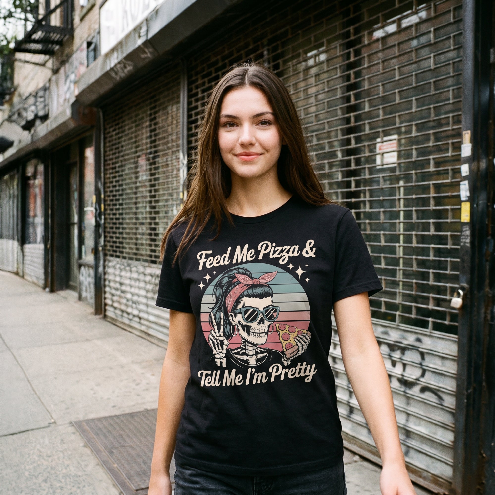 Feed Me Pizza Softstyle Tee
