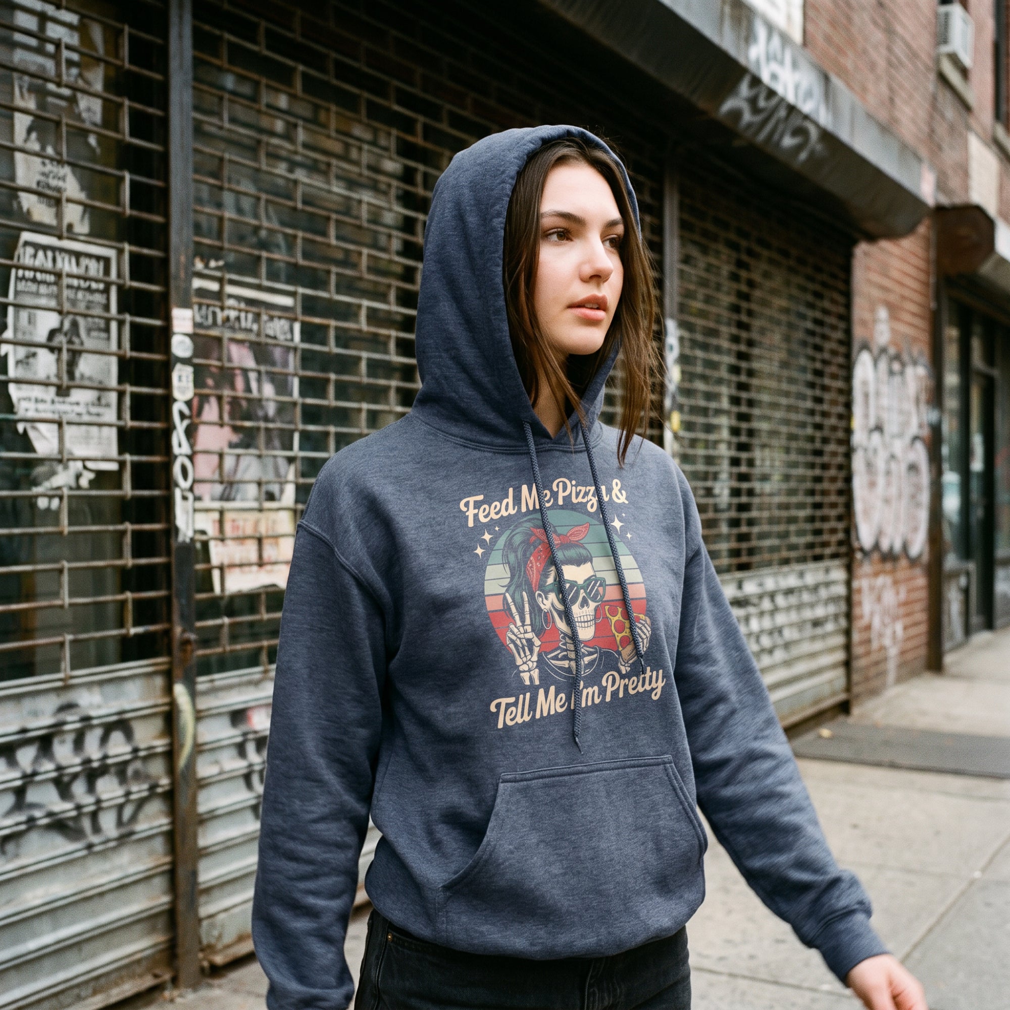 Feed Me Pizza Hoodie