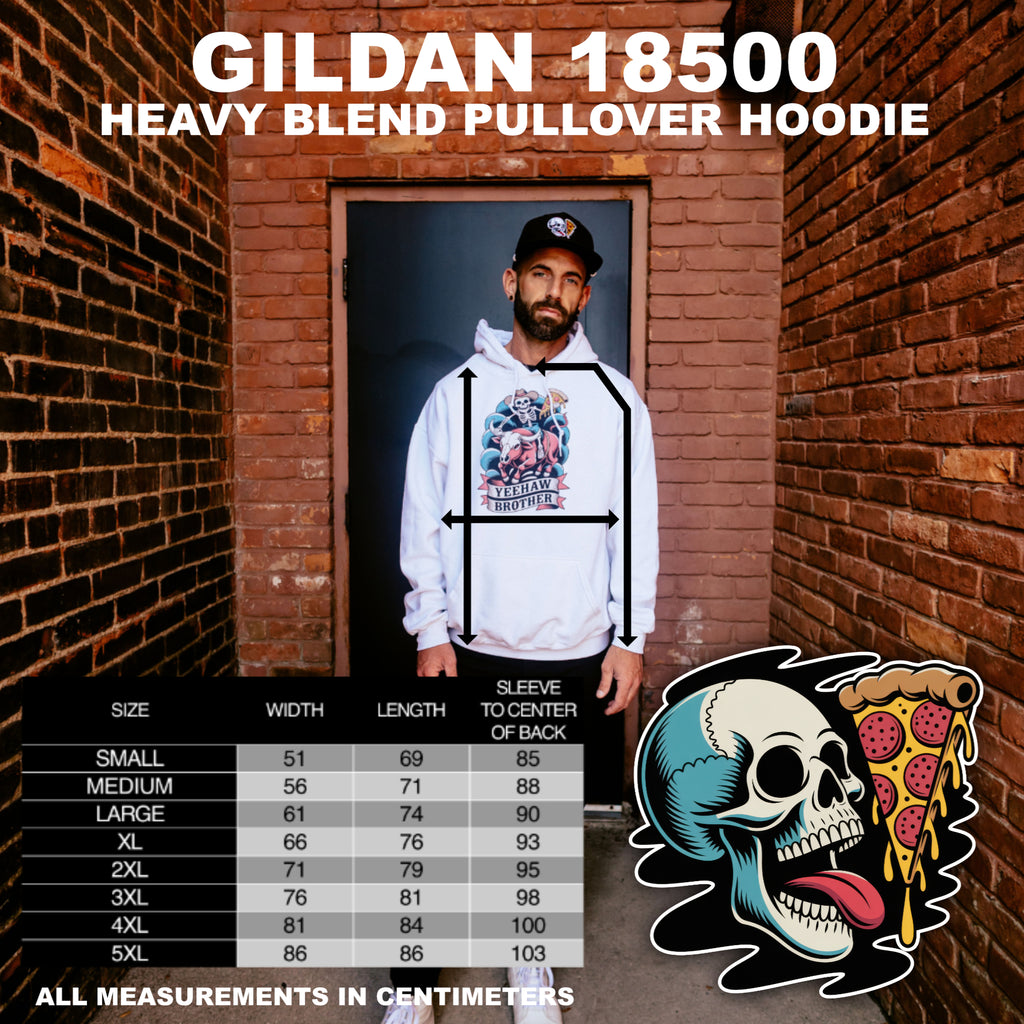 Coffee & Pizza Pullover Hoodie