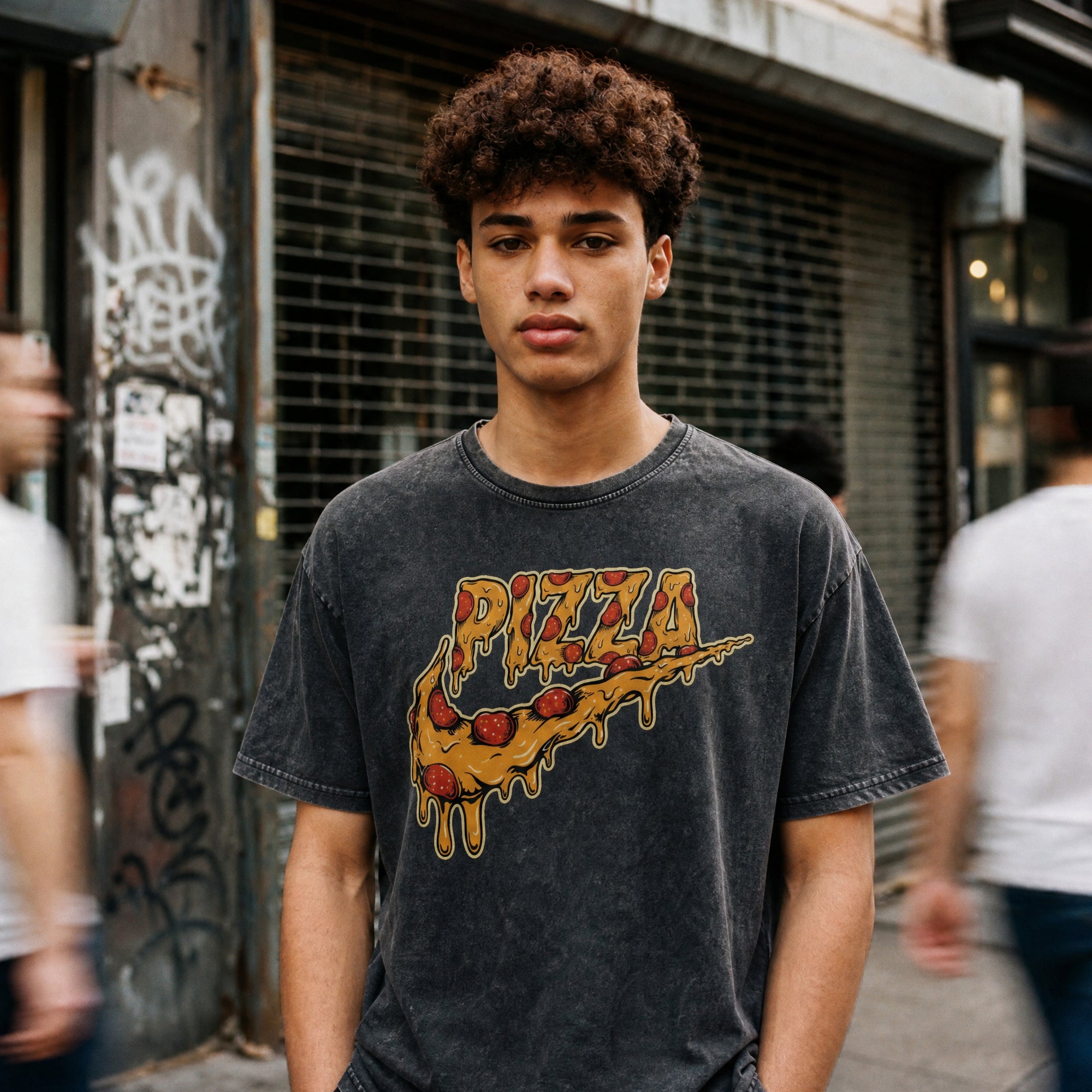 Pizza: Just Eat It Vintage Wash Tee