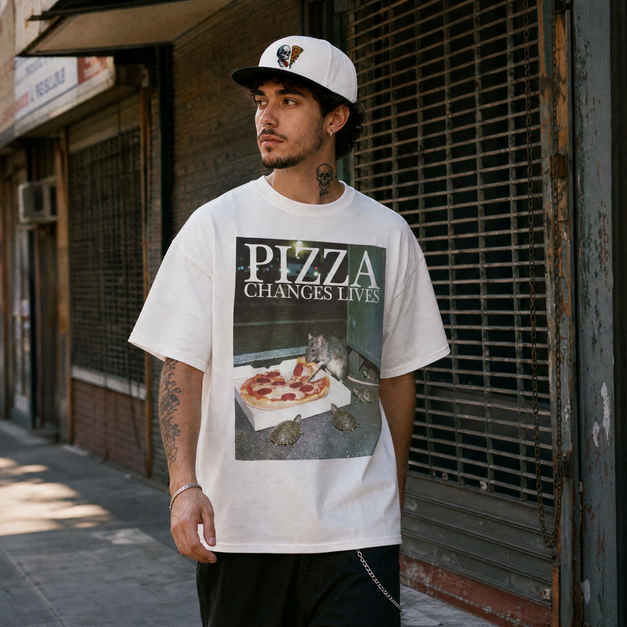Pizza Changes Lives Tee