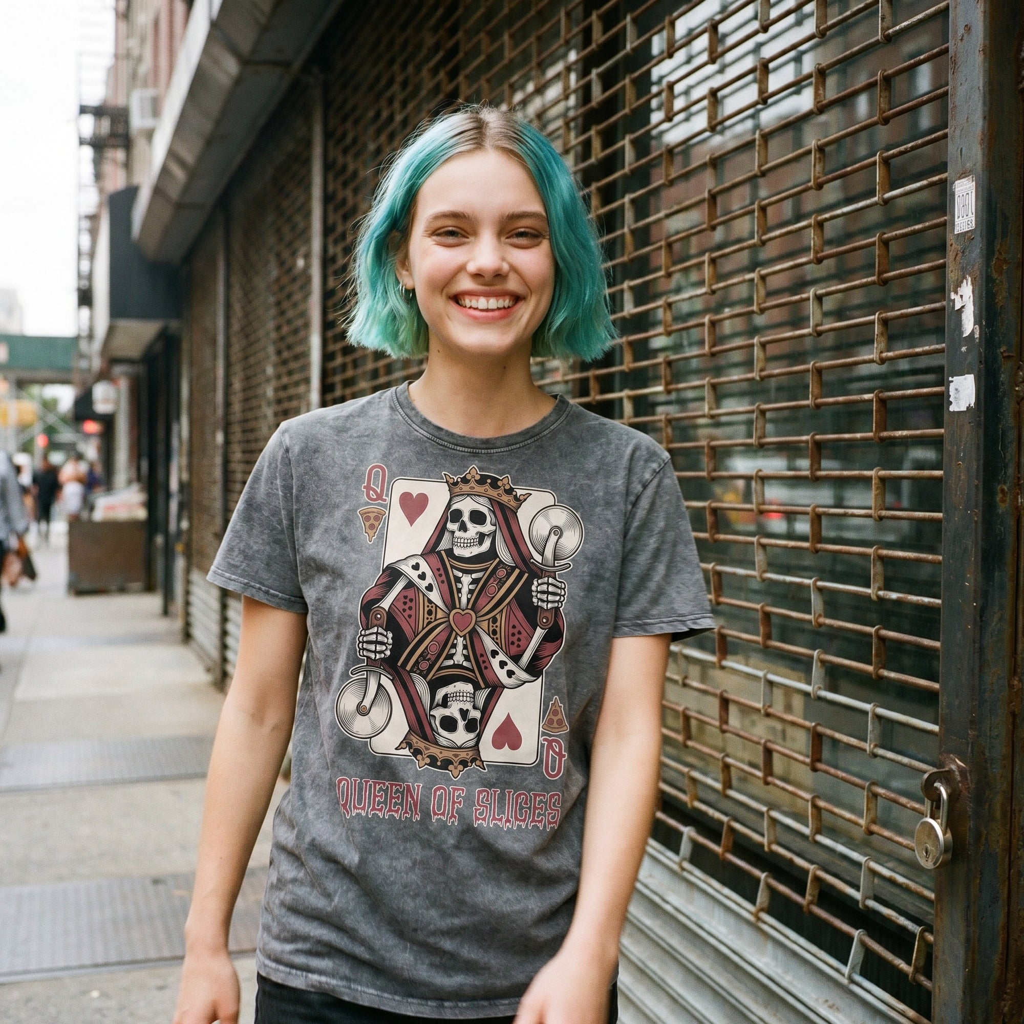 Queen Of Slices Vintage Wash Tee