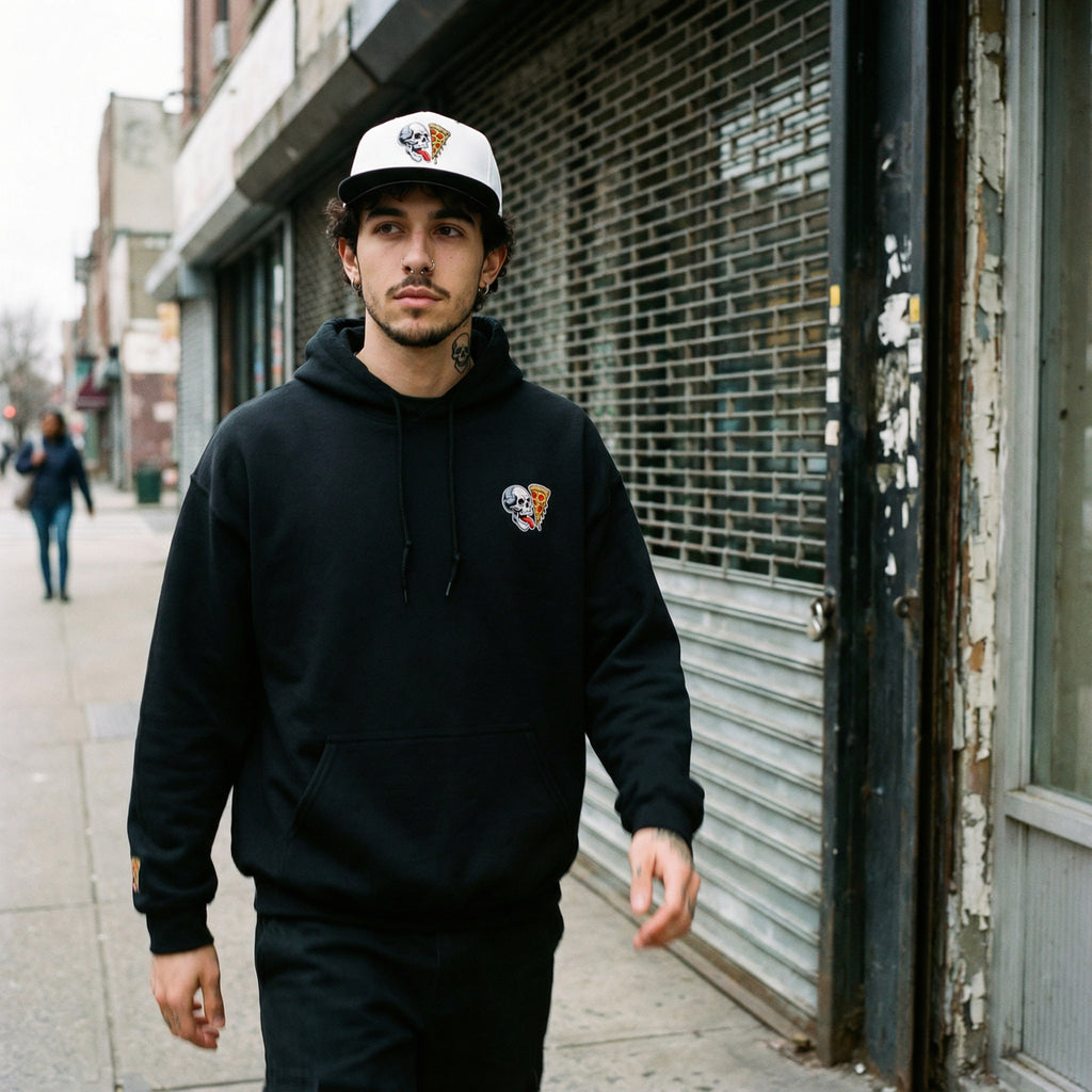 Skull Slice Snapback Hat