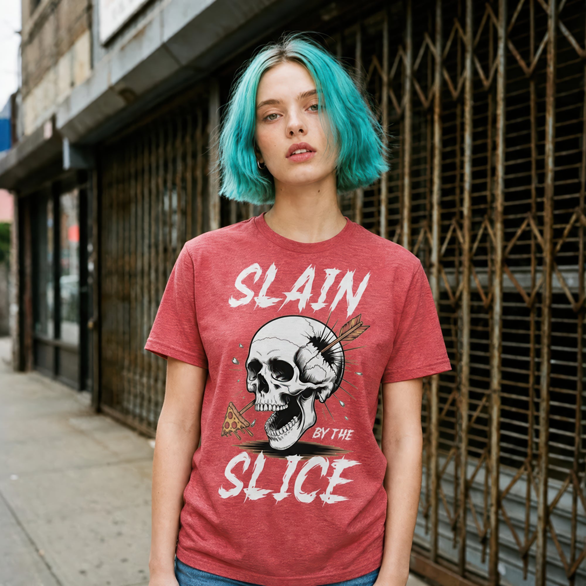 Slain By The Slice Softstyle Tee