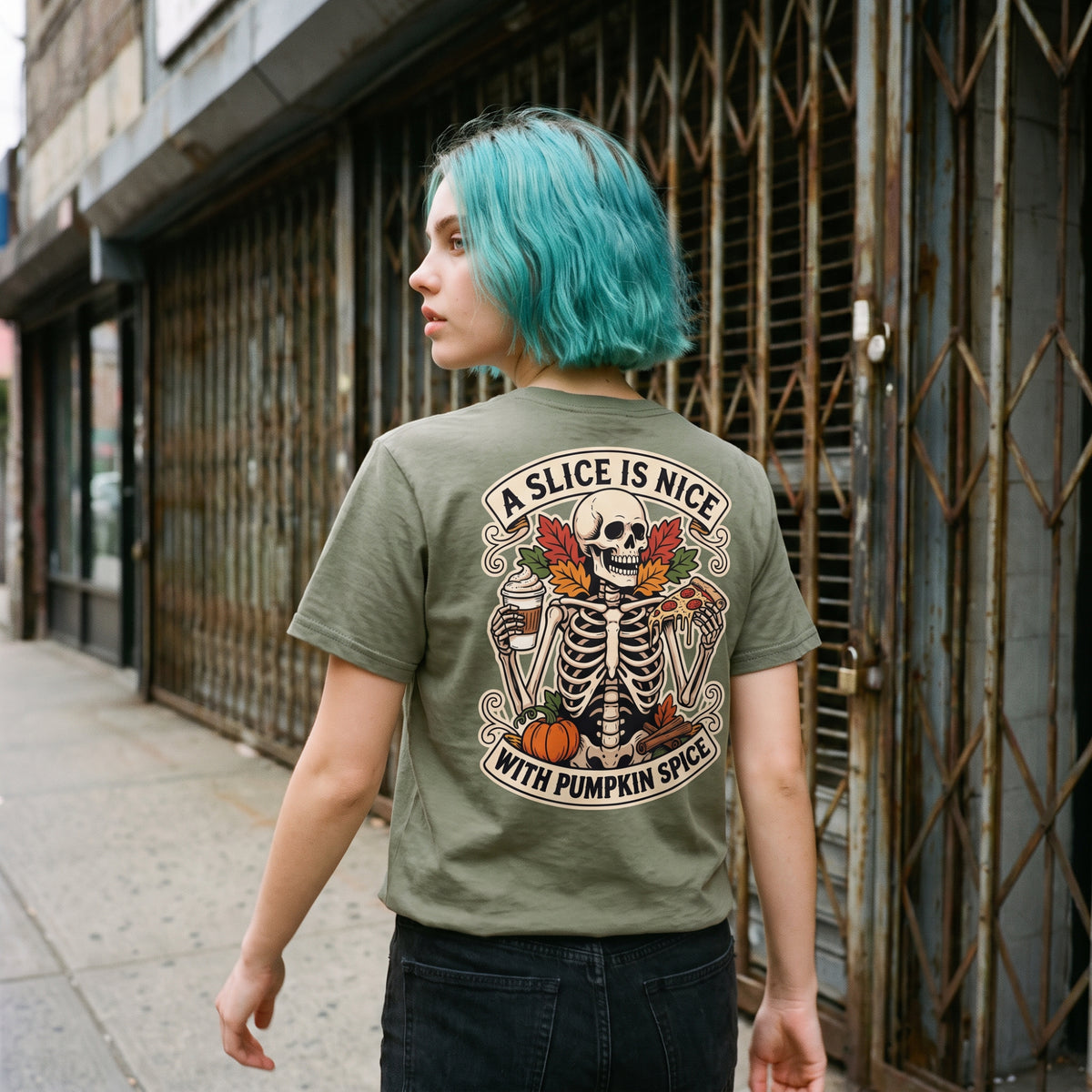 Slice & Spice Back Print Tee