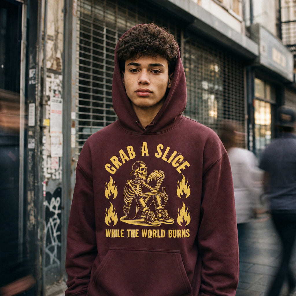 While The World Burns Hoodie