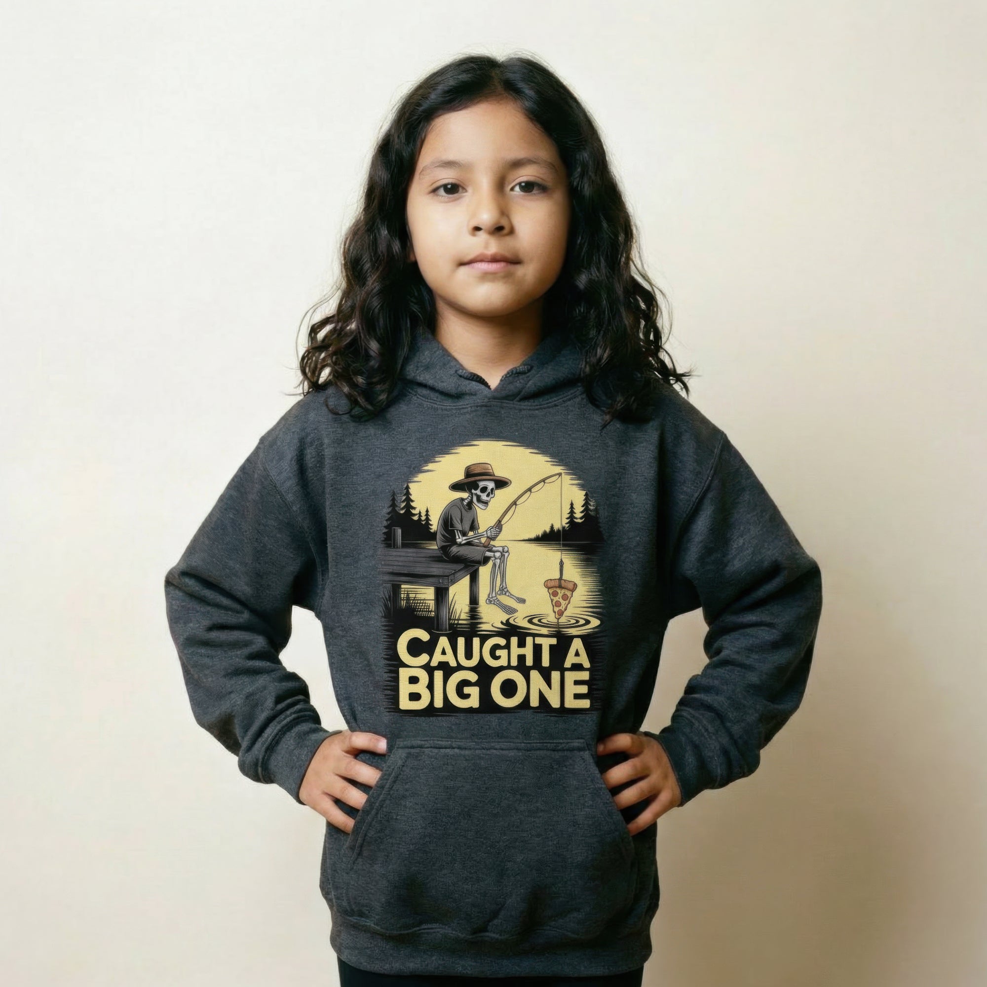Youth Caught A Big One Hoodie